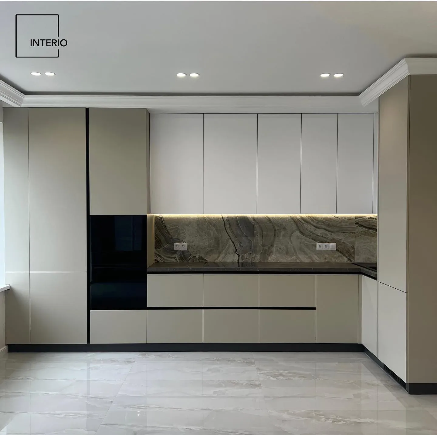 Bucătărie în formă de L – 6.38m – Кишинёв, ул. Moara Rosie