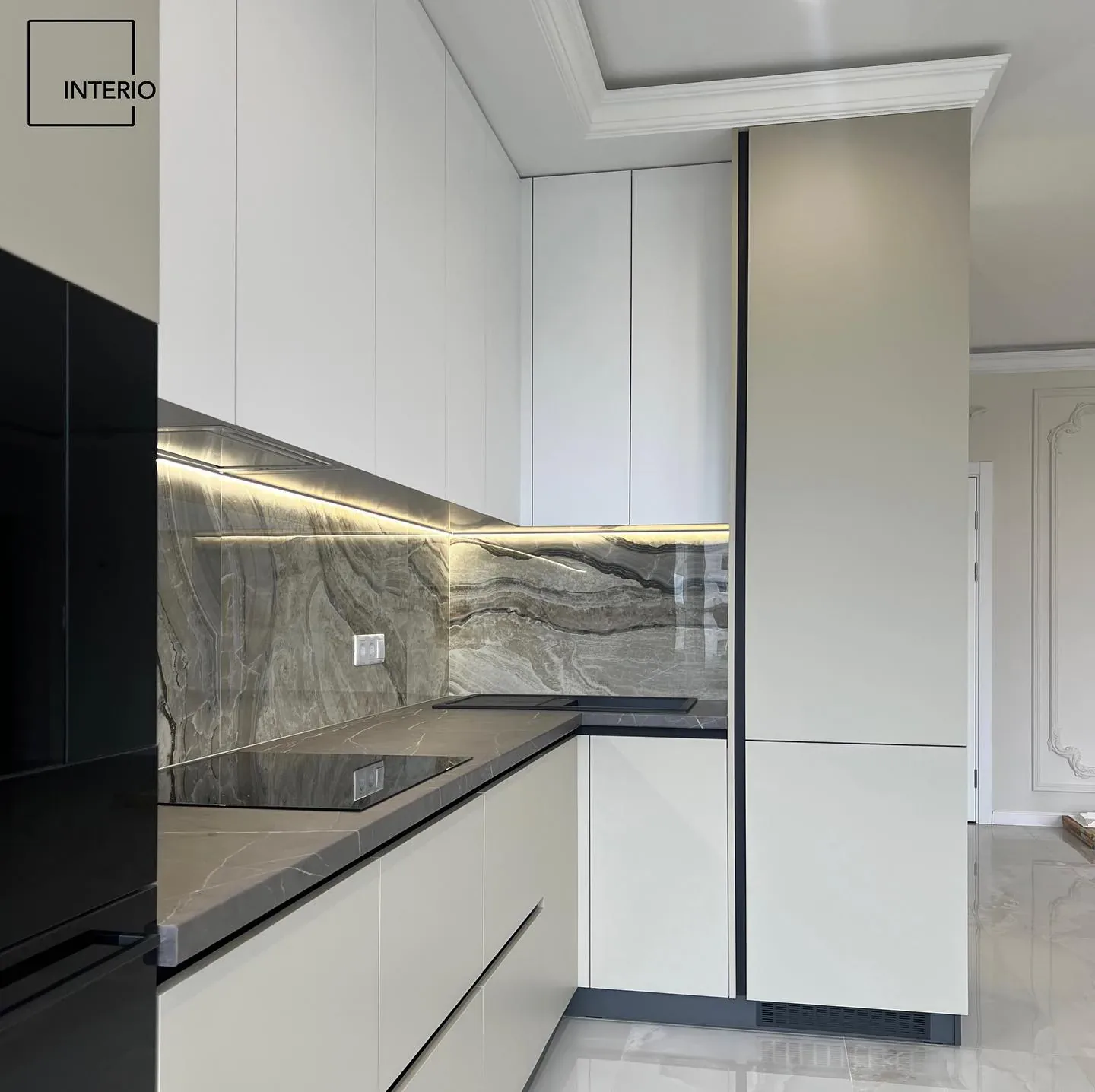 Bucătărie în formă de L – 6.38m