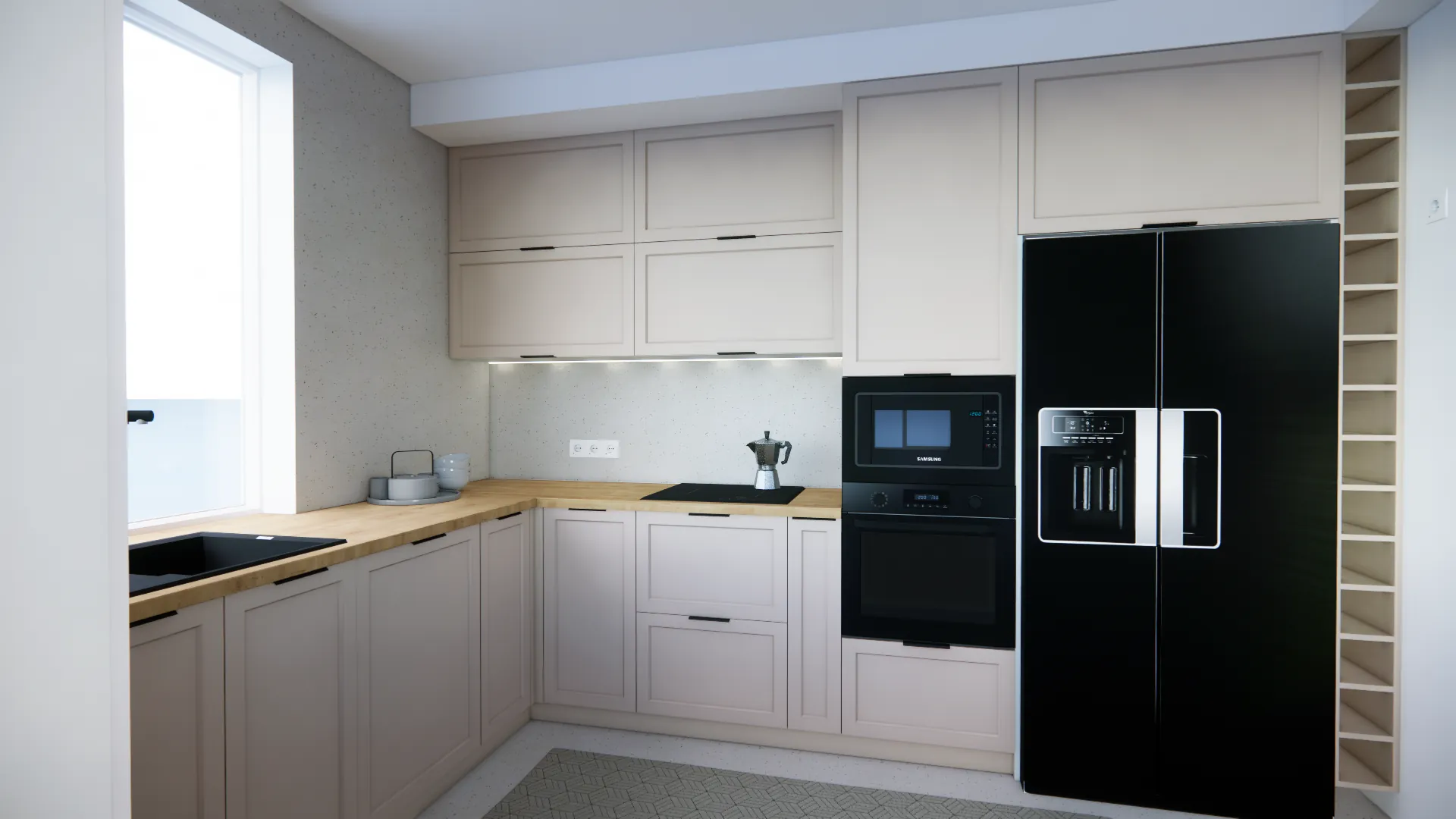 Bucătărie în formă de U – 10.2m.l